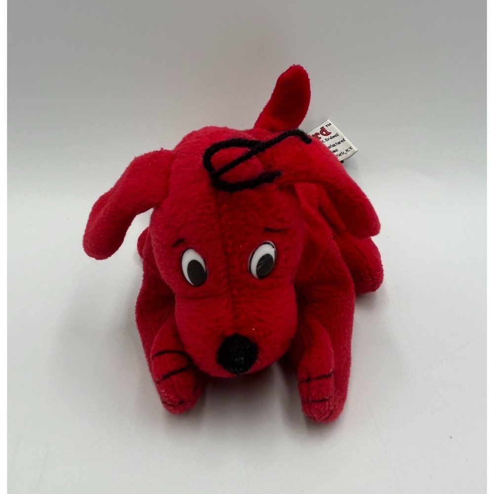 Vintage 1997 Clifford the Big Red Dog 6" Scholastic‎ Side Kicks Plush Toy